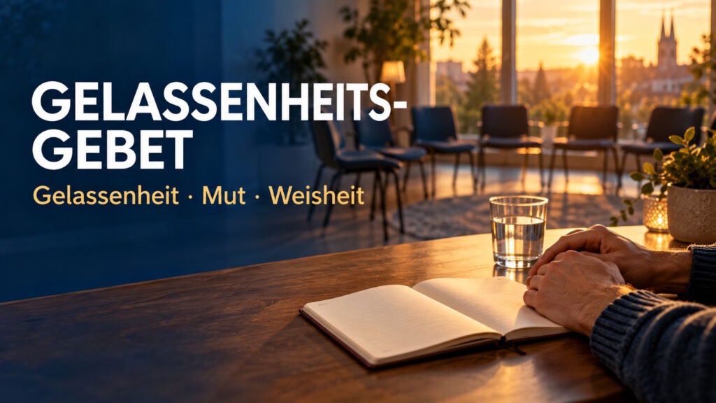 Ilustracja do artykułu: Das Gelassenheitsgebet der Anonymen Alkoholiker: Geschichte, Bedeutung und Ursprung
