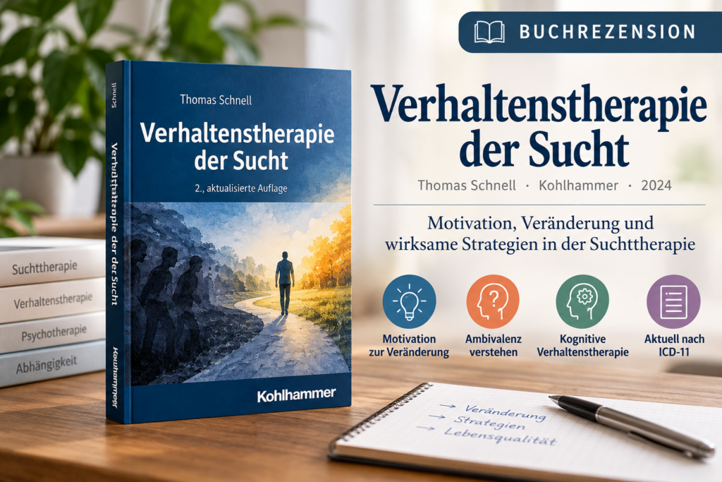 Ilustracja do artykułu: „Verhaltenstherapie der Sucht“ von Thomas Schnell – Wie moderne Suchttherapie Veränderung möglich macht